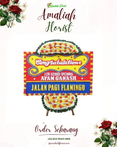 Bunga Papan Congratulation di Uwung Jaya